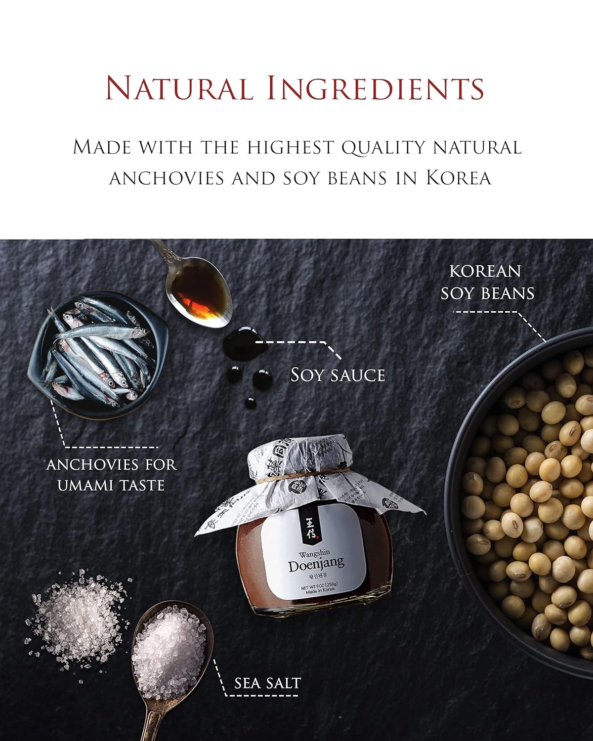 Wangshin Doenjang Aged 3 Years (9oz)