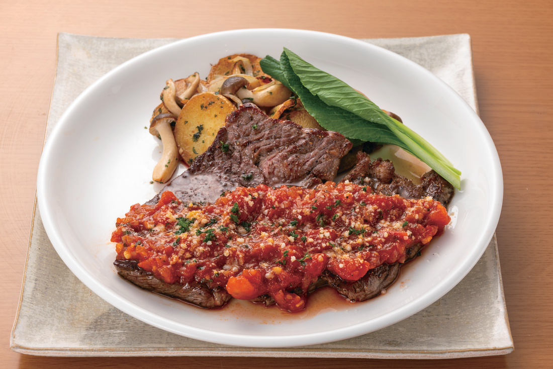 Tomato Sauce Beef Steak
