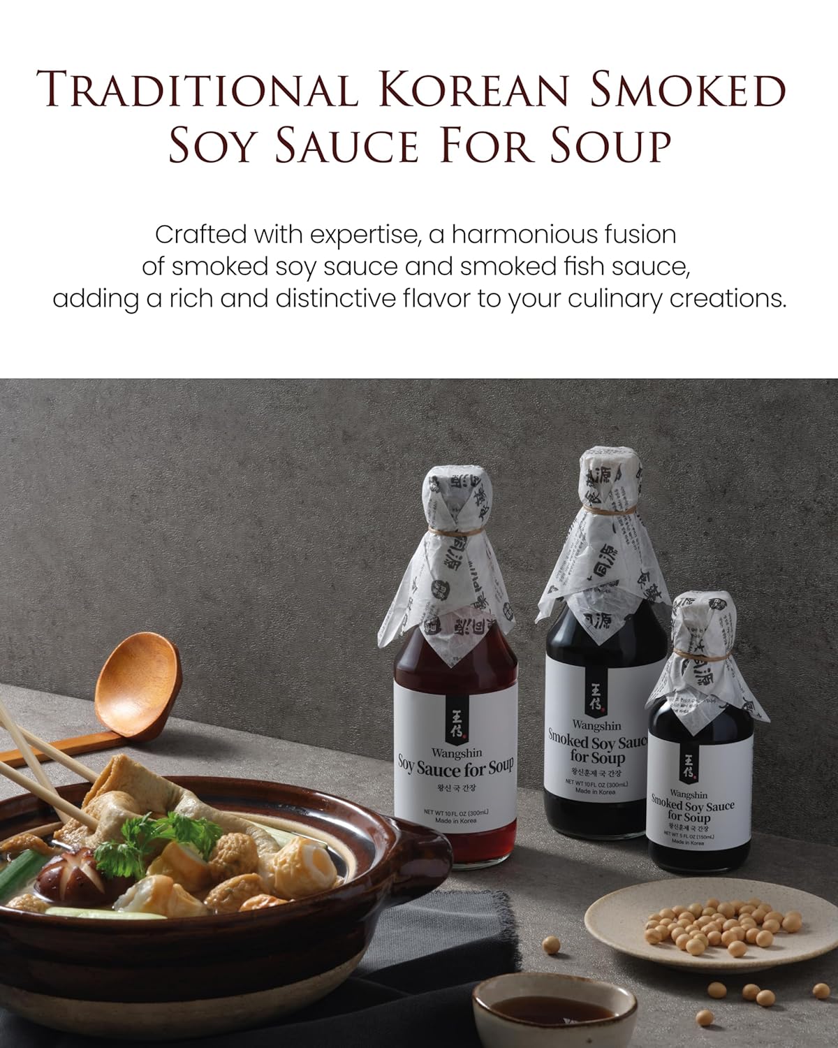 Wangshin Premium Smoked Soy Sauce for Soup