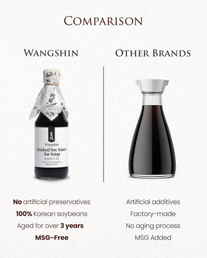 Wangshin Premium Smoked Soy Sauce for Soup