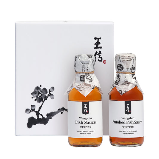 Wangshin Gift Set-Fish Sauce (5 fl oz) & Smoked Fish Sauce (5 fl oz)